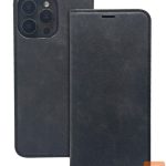 Nugarėlės dėklai iLike Samsung Galaxy A55 5G Smart Suede case Black