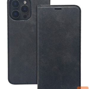 Nugarėlės dėklai iLike Samsung Galaxy A55 5G Smart Suede case Black