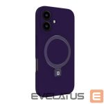 Nugarėlės dėklai Evelatus Apple iPhone 16 Premium Magsafe with Stand Soft Touch Silicone Case Purple