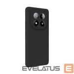 Nugarėlės dėklai Evelatus Xiaomi Redmi Note 14 Pro Plus Premium Magnetic Soft Touch Silicone Case Black