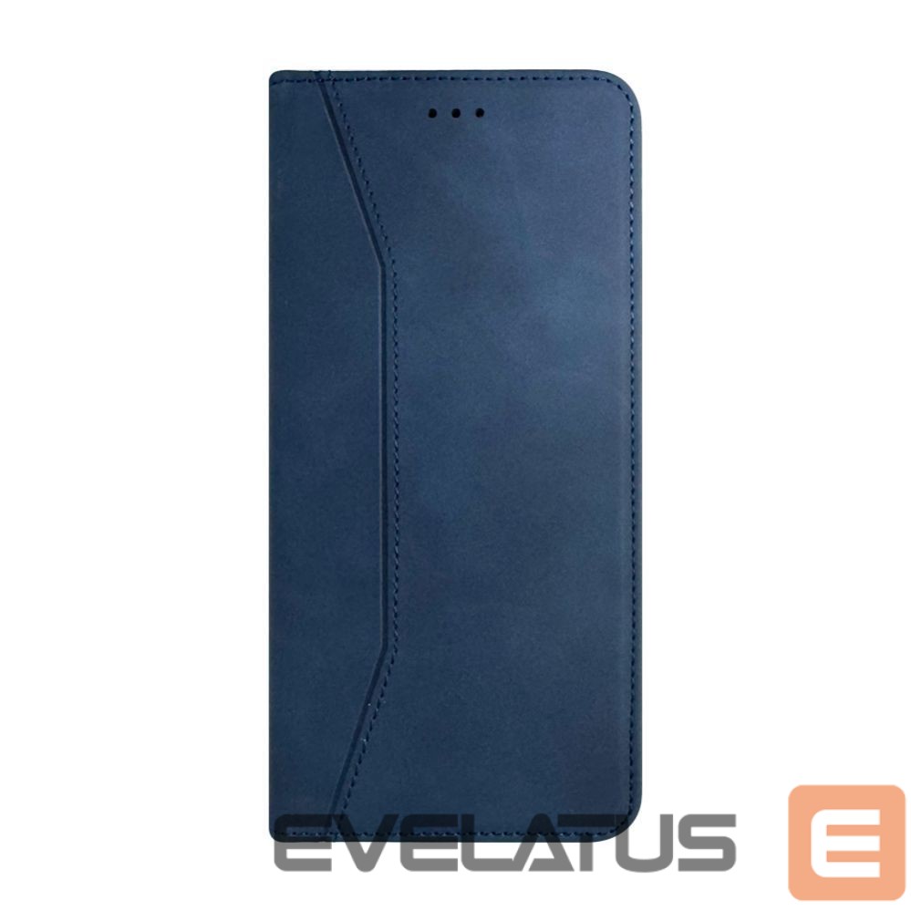 Knygos tipo dėklas dėklai Evelatus Xiaomi Redmi Note 14 5G Book Case PU Leather Dark Blue