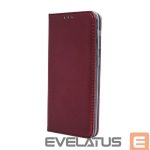 Knygos tipo dėklas dėklai iLike Samsung Galaxy A55 5G Smart Magnetic case Burgundy