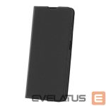 Knygos tipo dėklas dėklai iLike Samsung Galaxy A55 5G Smart Soft cas Black