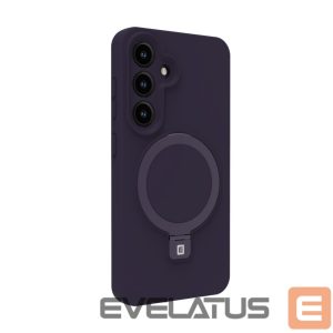 Nugarėlės dėklai Evelatus Samsung Galaxy S25 Premium Magnetic with Stand Soft Touch Silicone Case Purple