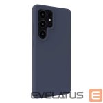 Nugarėlės dėklai Evelatus Samsung Galaxy S25 Ultra Premium Magnetic Soft Touch Silicone Case Dark Blue