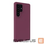 Nugarėlės dėklai Evelatus Samsung Galaxy S25 Ultra Premium MagSafe Soft Touch Silicone Case Maroon