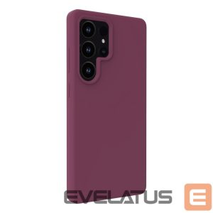 Nugarėlės dėklai Evelatus Samsung Galaxy S25 Ultra Premium MagSafe Soft Touch Silicone Case Maroon