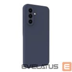 Nugarėlės dėklai Evelatus Samsung Galaxy A36 Premium Magnetic Soft Touch Silicone Case Dark Blue