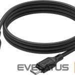 Kabelis Hoco  X90 Cool 60W silicone charging data cable for Type-C to Type-C Black