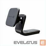 Automatinis laikiklis Evelatus  Adhesive flexable bendable mount with MagSafe 360 C2+K3 Black