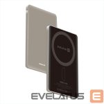 Išorinė baterija Evelatus  Evelatus PD20W 5000mAh Power Bank MagLink Elite With Wireless charging EVEP02PBME Grey