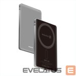 Išorinė baterija Evelatus  Evelatus PD20W 5000mAh Power Bank MagLink Elite With Wireless charging EVEP02PBMES Silver