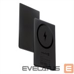Išorinė baterija Evelatus  Evelatus 3000mAh Power Bank Super Slim With Wireless charging EVEP03PBSSB Black