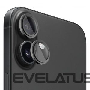 Apsauginiai stiklai Evelatus Apple iPhone 16 / 16 Plus Camera Lens Protector Armor Black