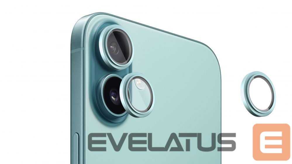 Apsauginiai stiklai Evelatus Apple iPhone 16 / 16 Plus Camera Lens Protector Armor Teal