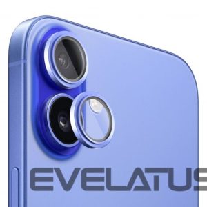 Apsauginiai stiklai Evelatus Apple iPhone 16 / 16 Plus Camera Lens Protector Armor Ultramarine