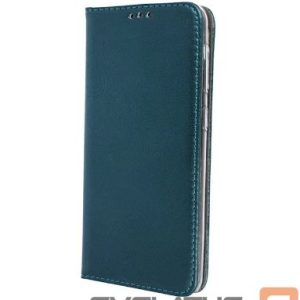 Knygos tipo dėklas dėklai iLike Samsung Galaxy A35 Smart Magnetic case Dark Green