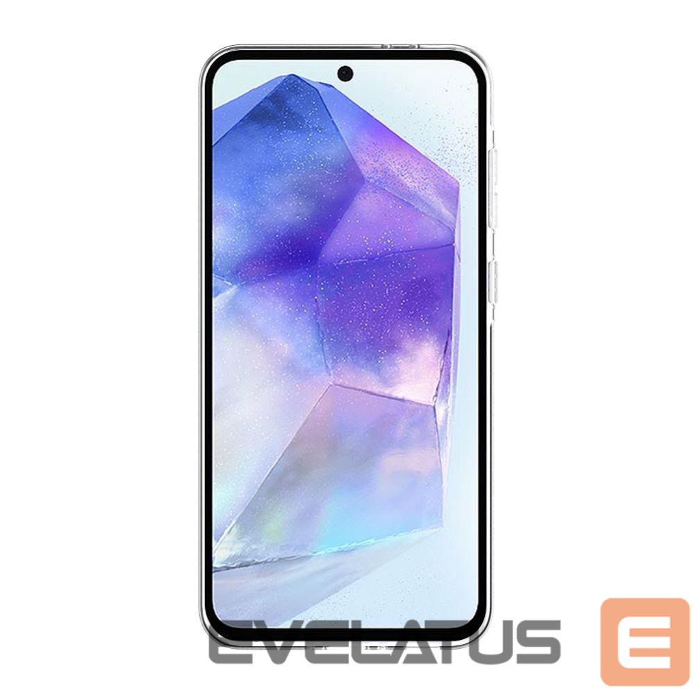 Nugarėlės dėklai Evelatus Samsung Galaxy A56 Clear Silicone Case 1.5mm TPU Transparent
