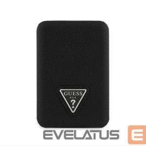 Išorinė baterija Guess  PU Grained Triangle Logo MagSafe Powerbank 5000mAh Black