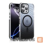 Nugarėlės dėklai Evelatus Apple iPhone 16 EchoWave Clear MagSafe Black