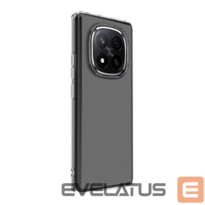 Nugarėlės dėklai Evelatus Xiaomi Redmi Note 14 Pro Plus 5G Clear Silicone Case 1.5mm TPU Transparent