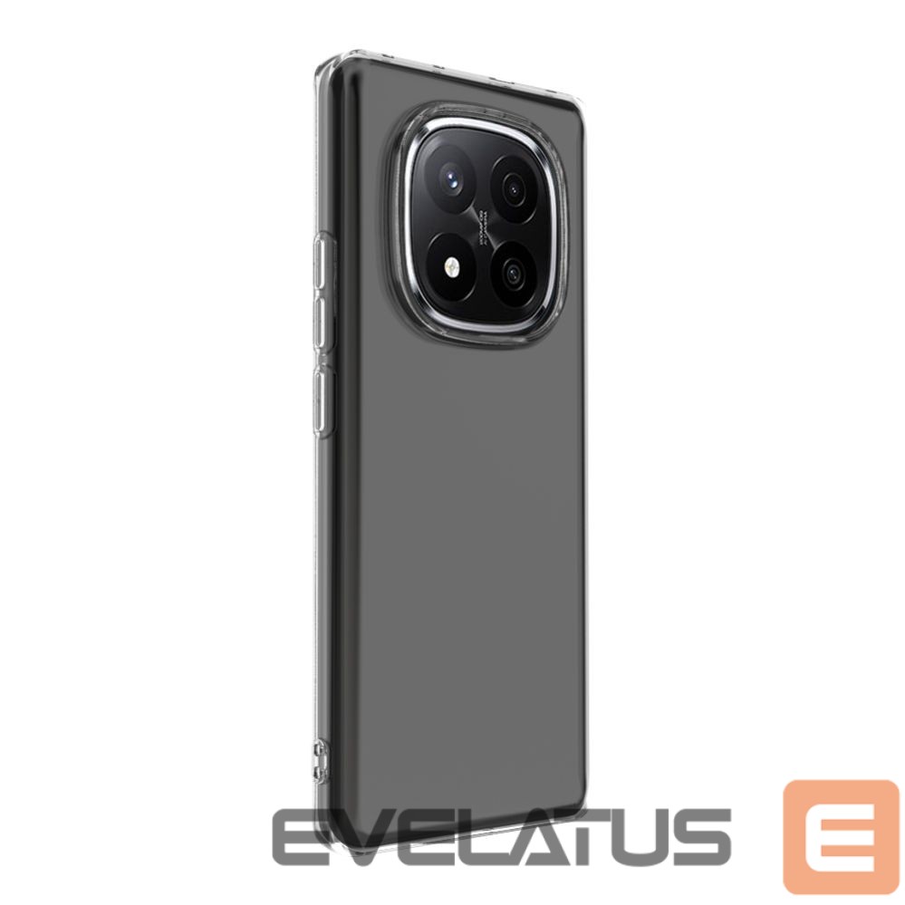 Nugarėlės dėklai Evelatus Xiaomi Redmi Note 14 Pro Plus 5G Clear Silicone Case 1.5mm TPU Transparent