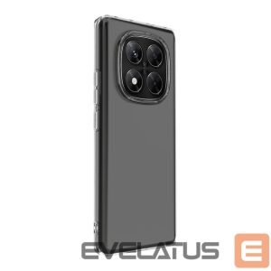 Nugarėlės dėklai Evelatus Xiaomi Redmi Note 14 Pro 5G Clear Silicone Case 1.5mm TPU Transparent