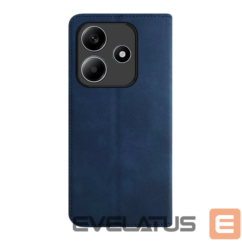 Knygos tipo dėklas dėklai Evelatus Xiaomi Redmi Note 14 4G Book Case Folio Dark Blue