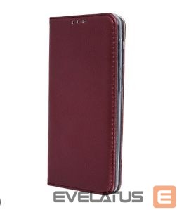 Knygos tipo dėklas dėklai iLike Xiaomi Redmi 14C 4G/ 14C 5G / Redmi A4 / POCO C75 Smart Magnetic case Burgundy