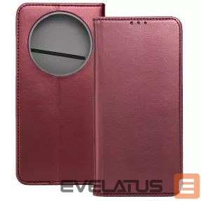 Knygos tipo dėklas dėklai iLike Xiaomi Redmi 14C 4G/ 14C 5G / Redmi A4 / POCO C75 Smart Magnetic case Burgundy