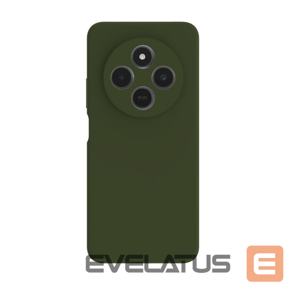Nugarėlės dėklai Evelatus Xiaomi Redmi 14C 4G/ 14C 5G / Redmi A4 / POCO C75 Premium Soft Touch Silicone Case Dark Olive