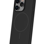 Nugarėlės dėklai iLike Apple iPhone 15 Pro Soft Touch Silicone case With Magnetic Black
