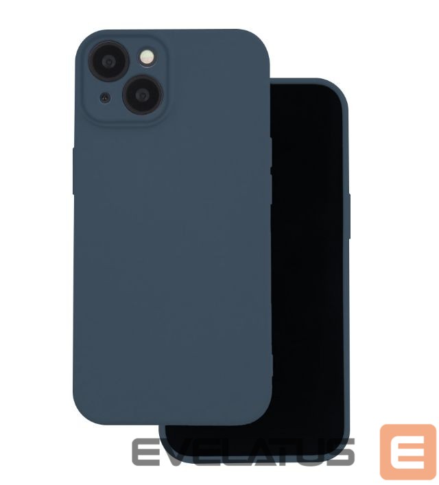 Nugarėlės dėklai iLike - Samsung Galaxy S25 Edge Silicone case Dark Blue