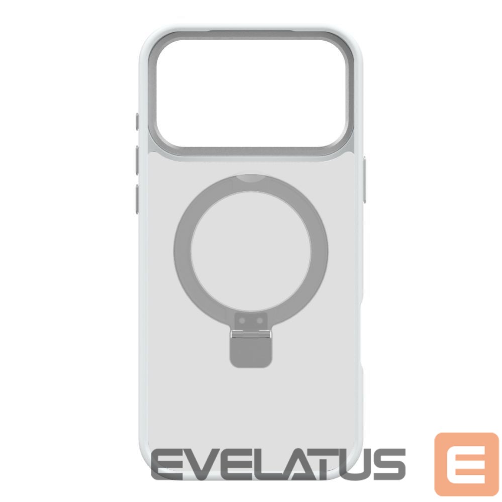 Nugarėlės dėklai Evelatus Apple iPhone 17 Pro Max Shield Case With MagSafe & Stand Matte Silver