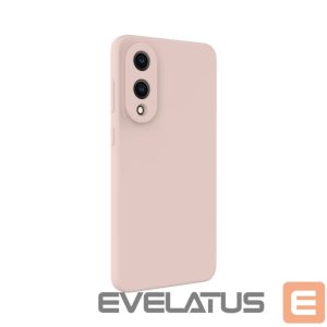 Nugarėlės dėklai Evelatus Samsung Galaxy S25 Edge Premium Magnetic Soft Touch Silicone Case Pink Sand