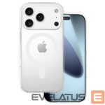 Nugarėlės dėklai iLike Apple iPhone 17 Pro Acrylic Magsafe Case Transparent