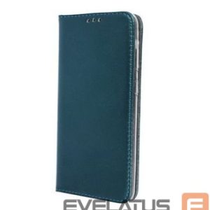 Knygos tipo dėklas dėklai iLike Samsung Galaxy A17 Smart Magnetic Book case Dark Green