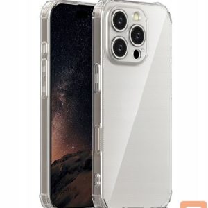 Nugarėlės dėklai iLike Apple iPhone 17 Air Anti Shock 1,5 mm case Transparent