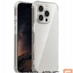 Nugarėlės dėklai iLike Apple iPhone 17 Pro Anti Shock 1,5 mm case Transparent