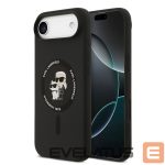 Nugarėlės dėklai Karl Lagerfeld Apple iPhone Air Liquid Silicone Karl and Choupette MagSafe Case Black