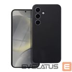 Nugarėlės dėklai iLike Samsung Galaxy S25 FE Silicone case Black