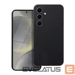 Nugarėlės dėklai iLike Samsung Galaxy S25 FE Silicone case Black