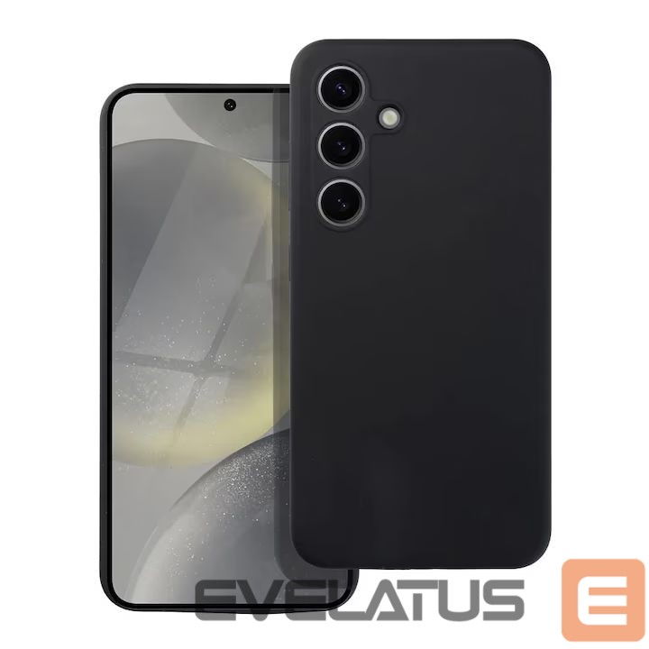 Nugarėlės dėklai iLike Samsung Galaxy S25 FE Silicone case Black