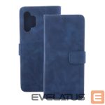 Knygos tipo dėklas dėklai iLike - Galaxy A26 5G Smart Velvet book case Navy Blue