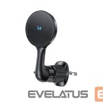 Automobiliniai įkrovikliai Wozinsky  WCT5-6S4Y Car Holder with Qi/MagSafe 15W Inductive Charger for Air Vent Black