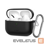 Dėklai ausinėms Tech-Protect Apple AIRPODS PRO 3 SILICONE HOOK Black