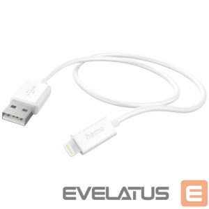 Kabelis Hama  Charging Cable USB-A to Lightning 1m White