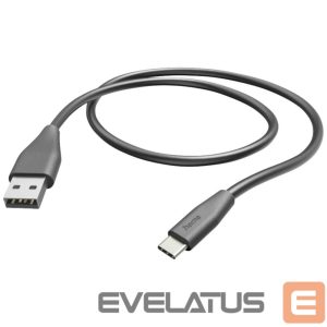 Kabelis Hama  Charging Cable USB-A to USB-C 1.5m Black