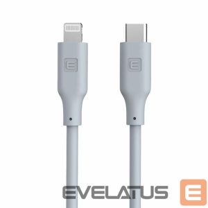 Kabelis Evelatus  Evelatus USB C to Lightning Silicone Cable 1.2M (MFI10CL) 60W / 20V3A White