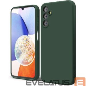 Nugarėlės dėklai Evelatus Samsung Galaxy A14 4G / 5G Premium Soft Touch Silicone Case Pine Green
